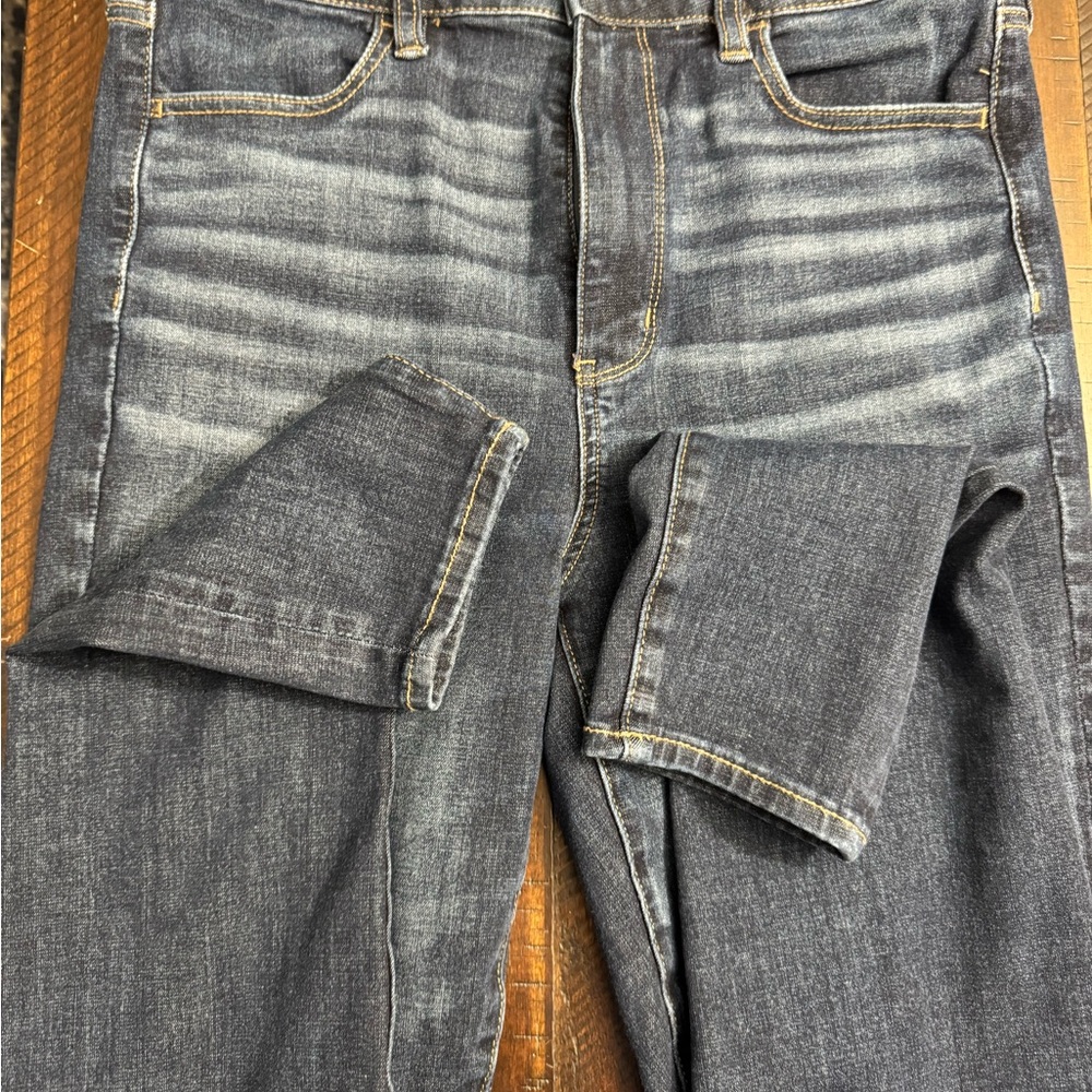American Eagle Outfitters Dark Blue Skinny Jeans - Picture 2 of 7